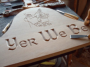 Yer We Be - House Signs